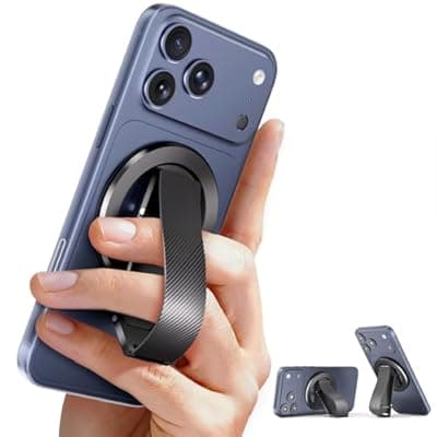 SINCEHOLY for MagSafe Phone Grip – Magnetic Grip with Silicone Finger Loop
