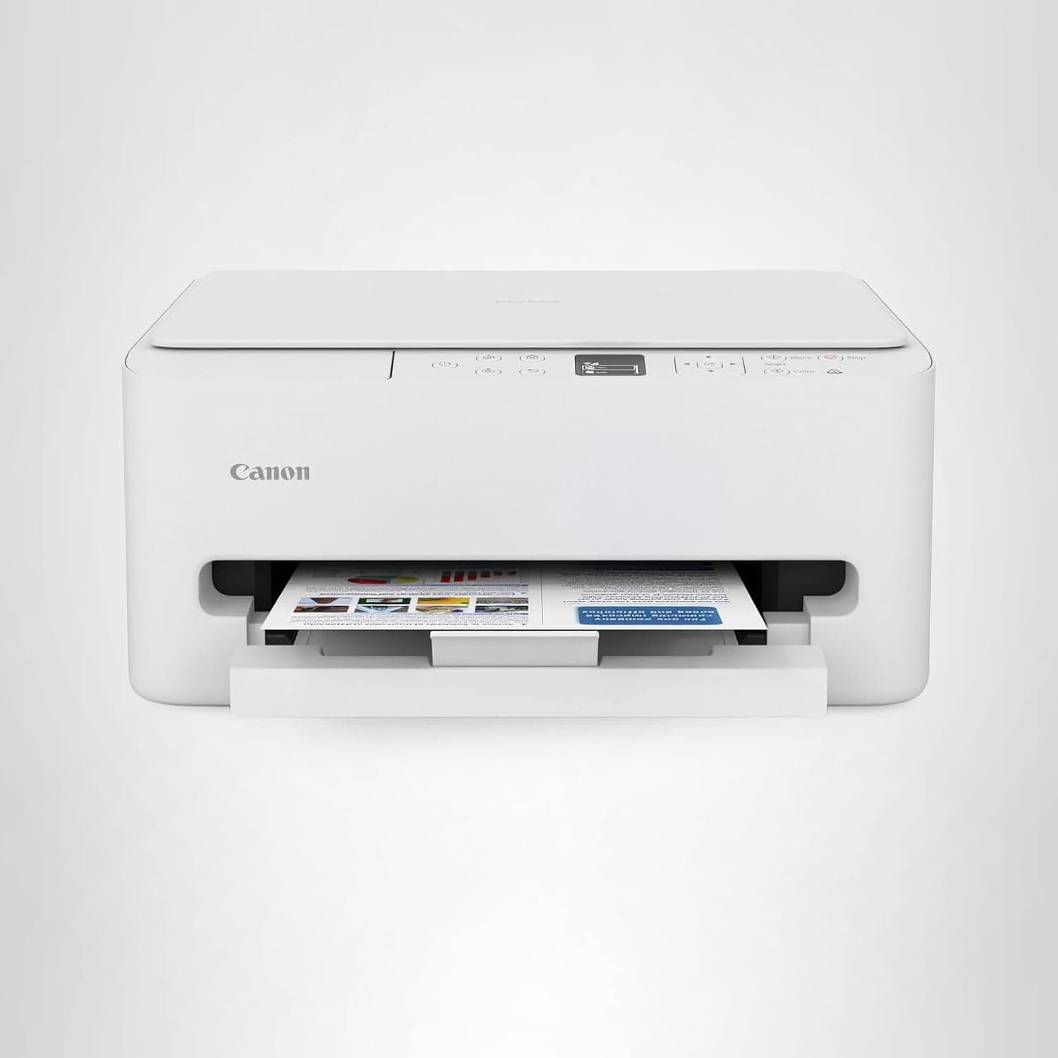 Canon PIXMA TS6520 Wireless Color Inkjet Printer Duplex Printing, White – Home Printer with Copier/Scanner