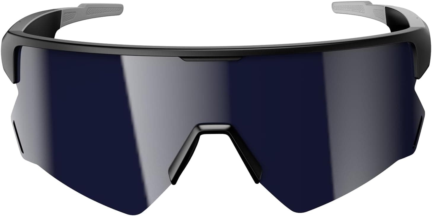 Blackview Bluetooth Sunglasses, UV400Protection, Bult in Mic & Speakers, Voice Assistant Compatible, 5.4 Bluetooth, Polarized Lens for Outdoor Activities
