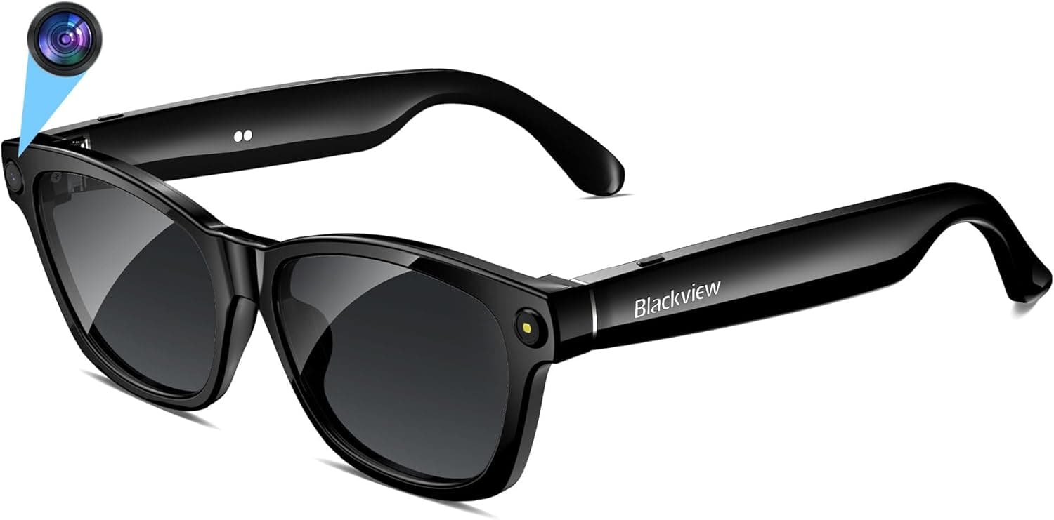Blackview AI Smart Glasses with 12MP Camera & 4K Video
