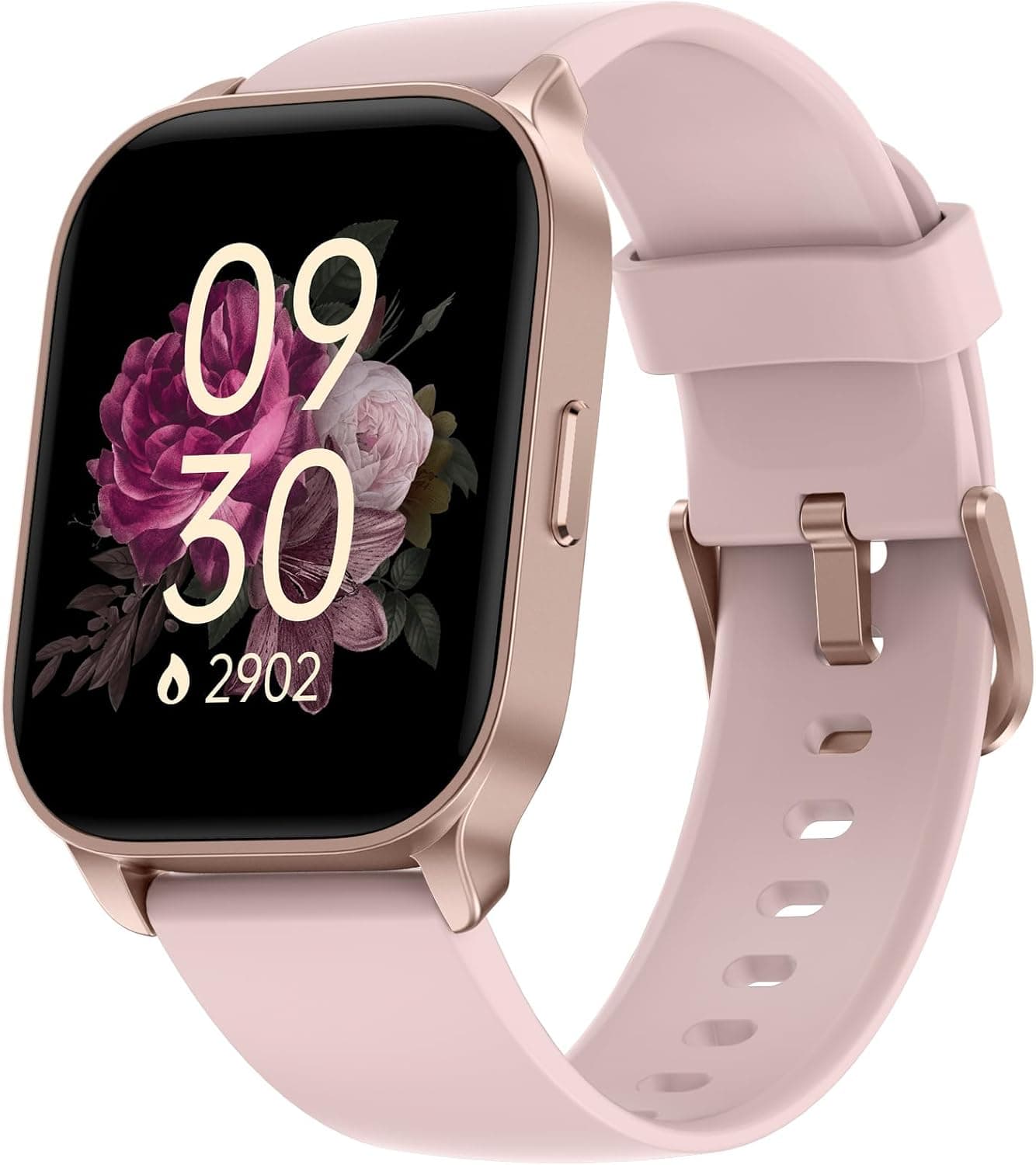TOOBUR Smart Watch for Women, Smartwatch Compatible Android Phone and iOS Phone, Answer/Make Calls, Fitness Tracker, Heart Rate/Sleep Tracker/100 Sports/IP68 Waterproof