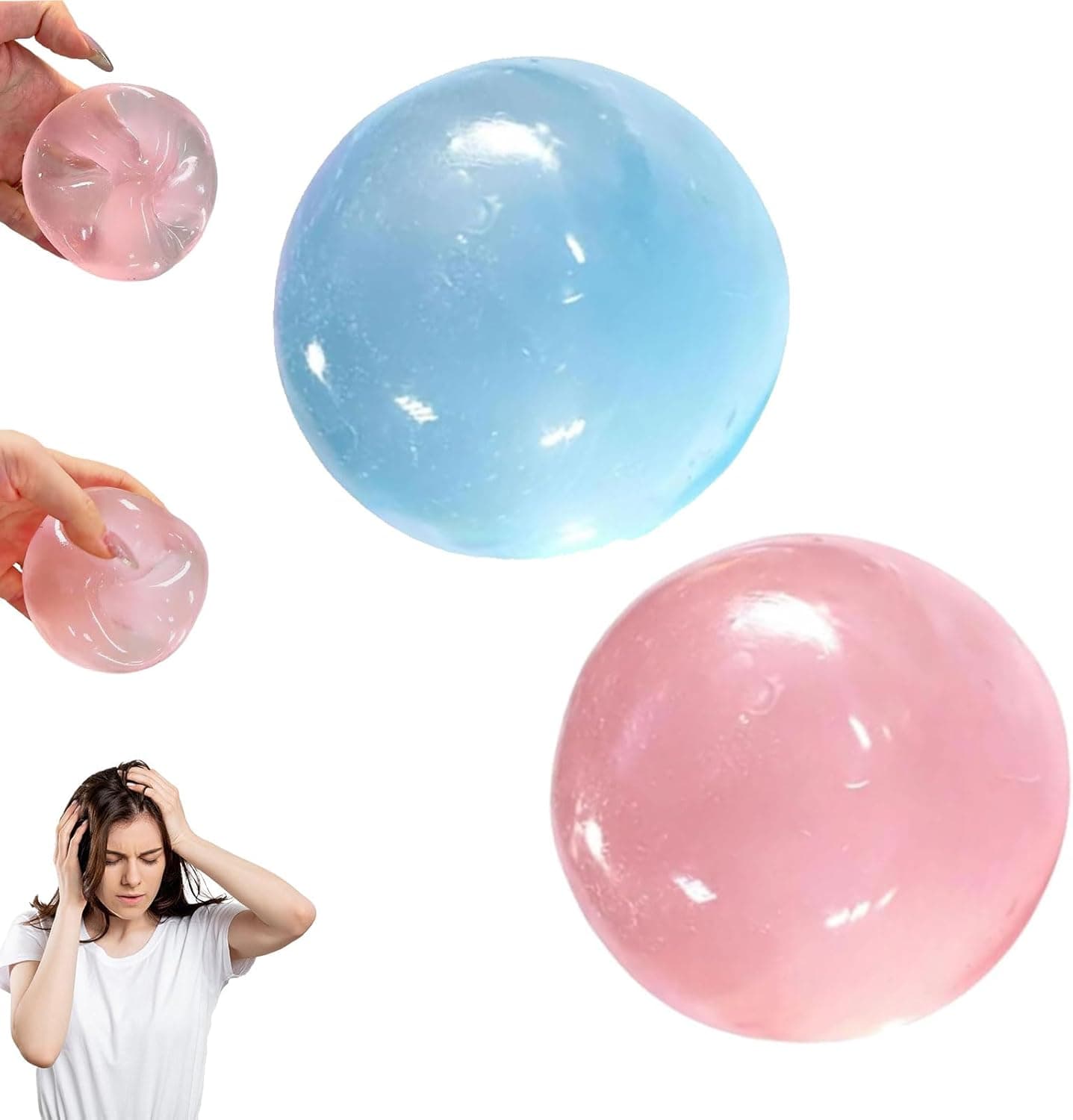 2 Pcs Coconut Oil Squishy