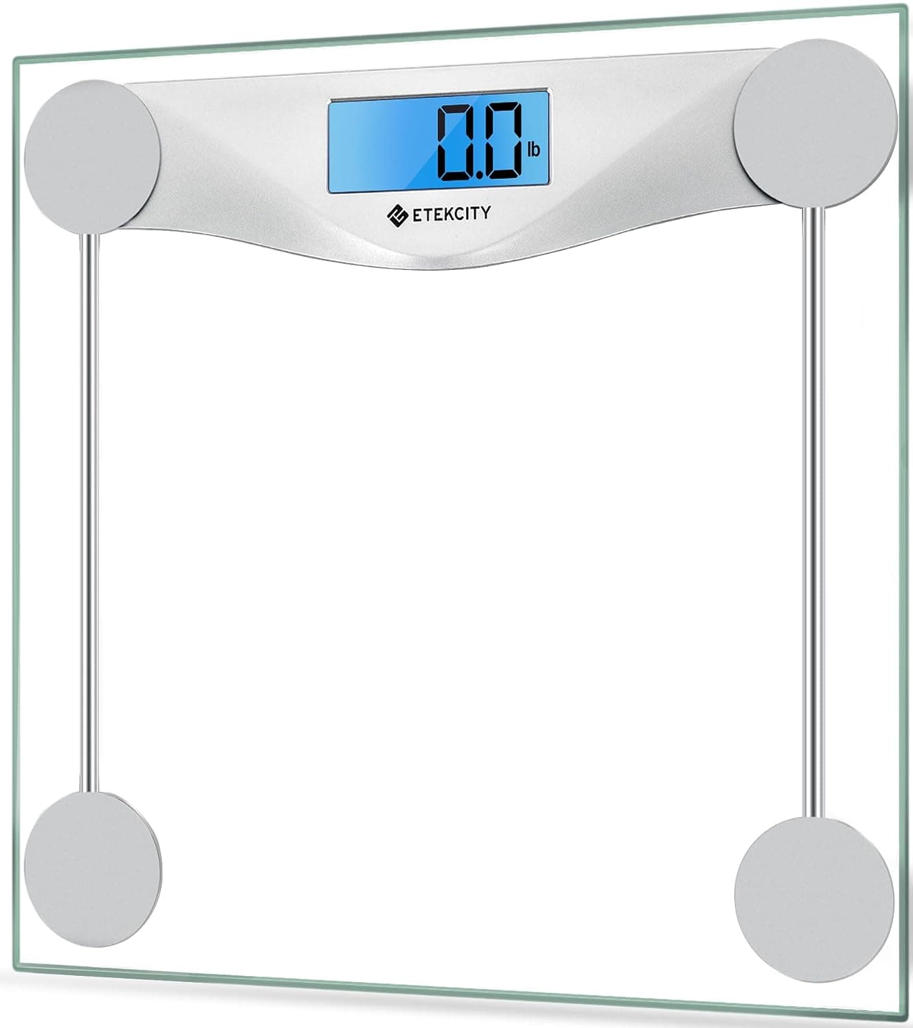 Etekcity Digital Body Weight Bathroom Scale, 6mm Tempered Glass, 400 lbs