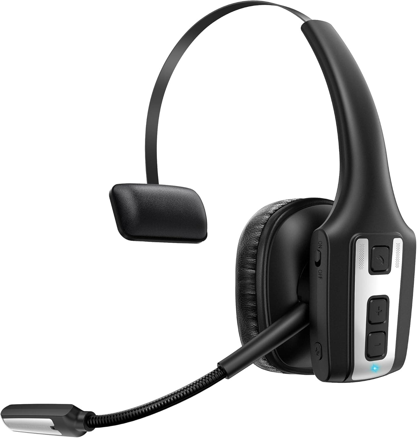 Soothielec Wireless Headset with Noise‑Cancelling Mic – Bluetooth Work Headphones for PC & Phone