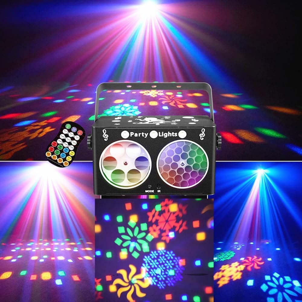 Party DJ Disco Light 3-in-1 Projector by XHXD