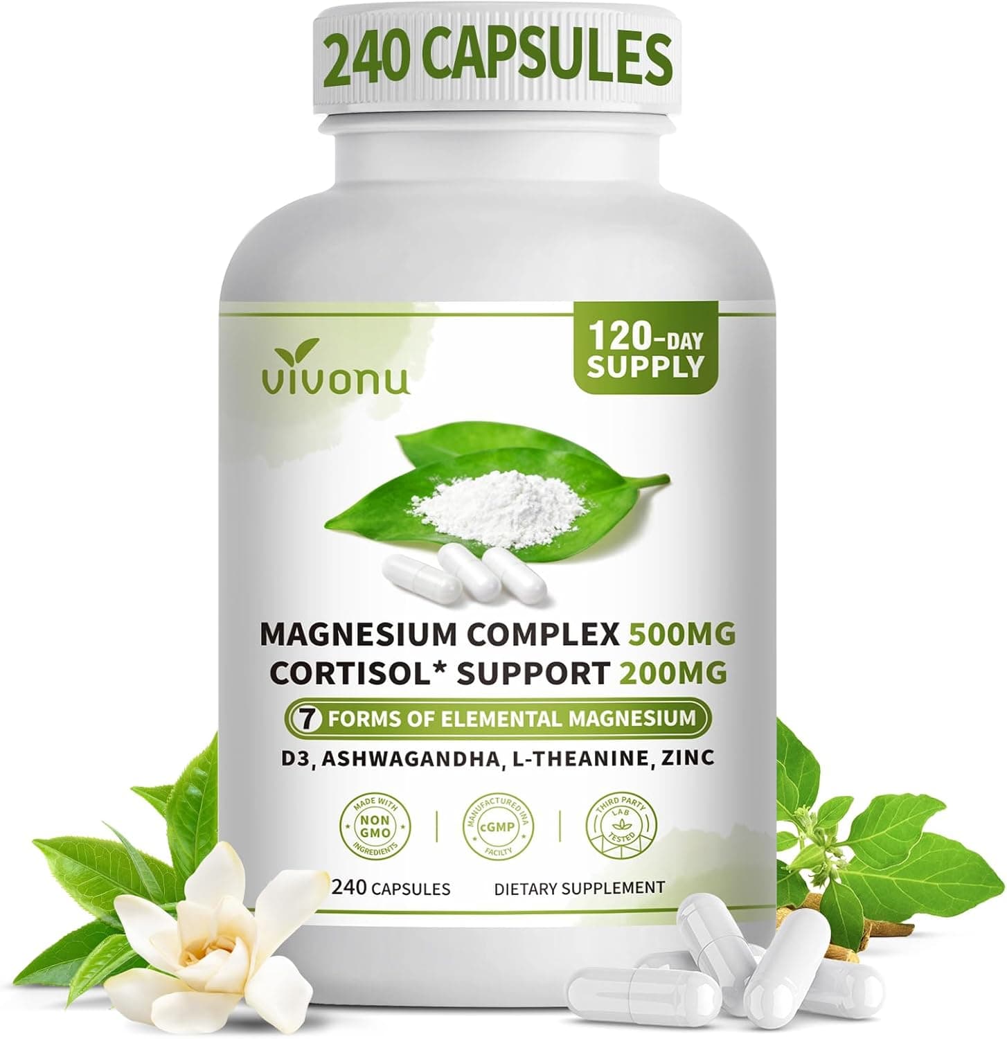 VivoNu Magnesium Complex – 7‑Form High‑Absorption Magnesium Supplement