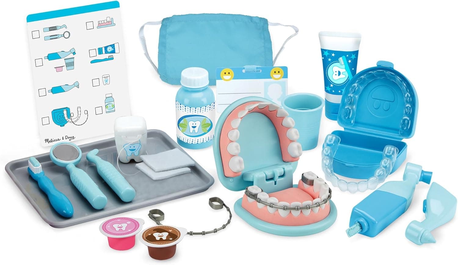 Melissa and Doug Super Smile Dentist 25-Piece Play Set