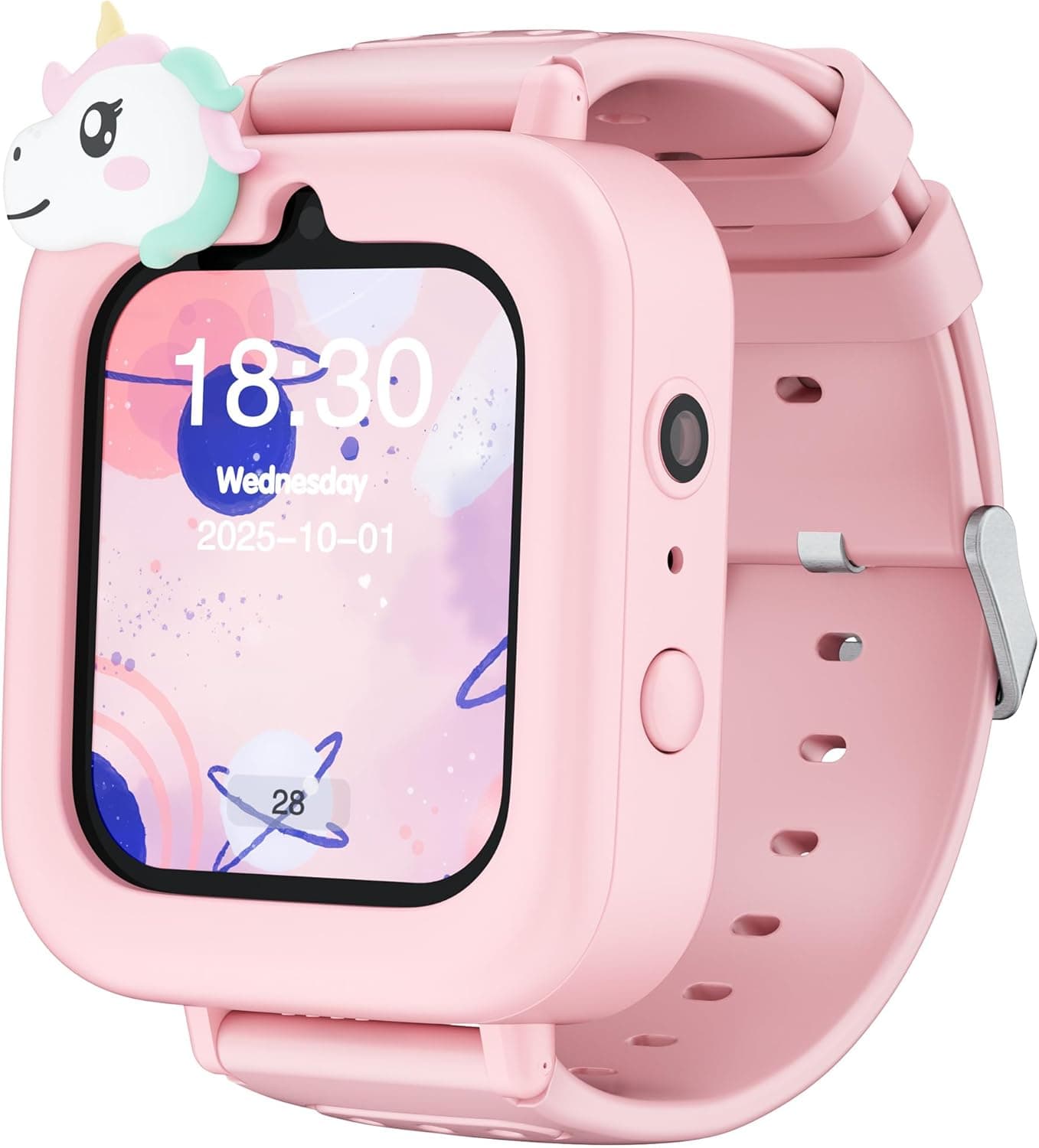 Smart Watch for Kids, Kids Smart Watches Girls, Digital Watch Preschool Toddler Girl Toys Birthday Gift for Girl 3 4 5 6 7 8 9 10 11 12 Years Old