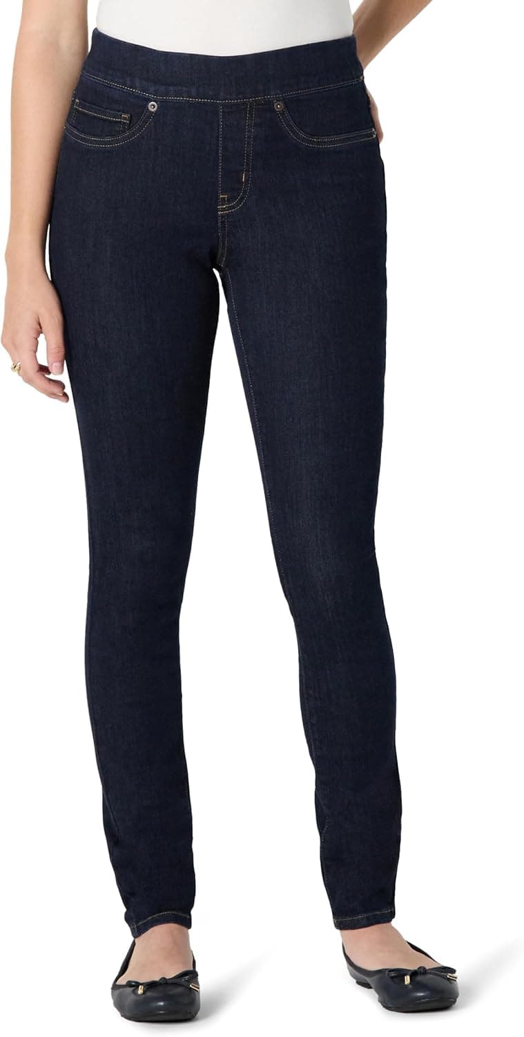 Women's Stretch Denim Mid-rise Pull-On Jegging