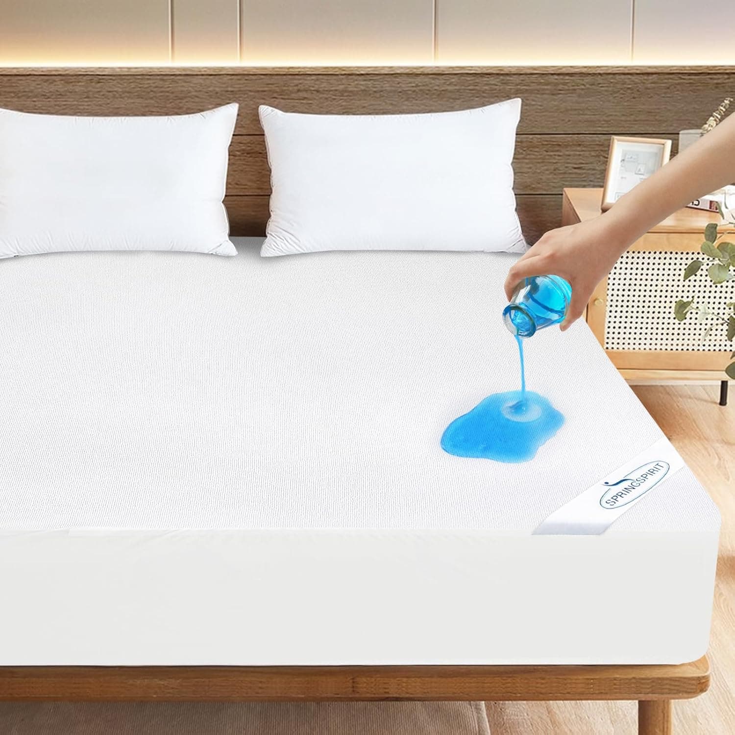Twin XL Size Mattress Protector Waterproof,Absorbent Fitted Sheet | up to 14" Deep Pocket,Mattress Cover Twin Extra Long Size Bed Sheets,Terry Machine Wash Protection Mattress Protector