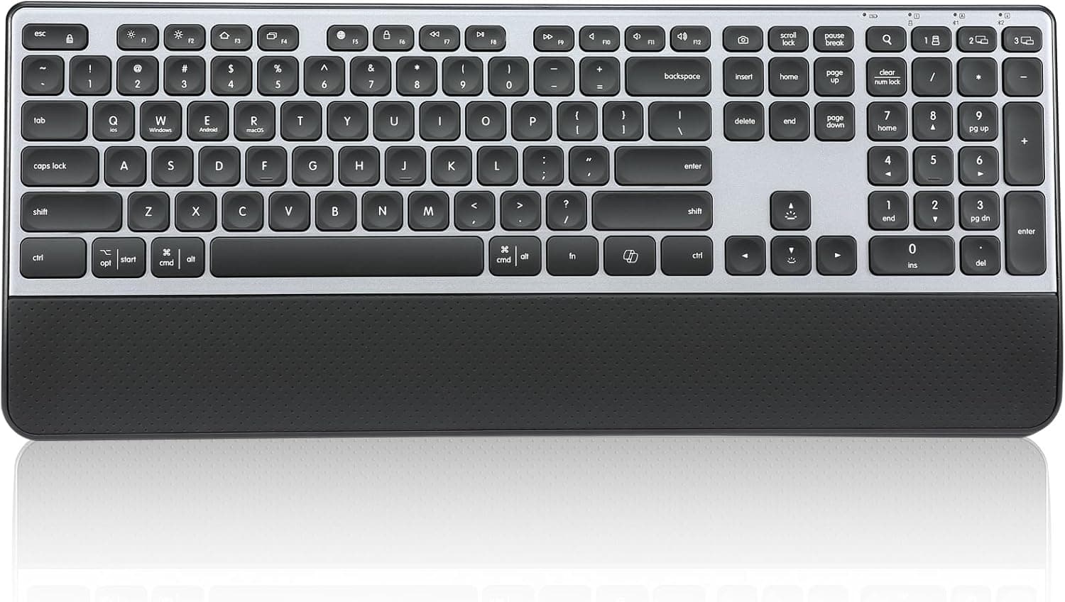 CITLLA Wireless Keyboard, Full Size Multi‑Device Bluetooth Keyboard