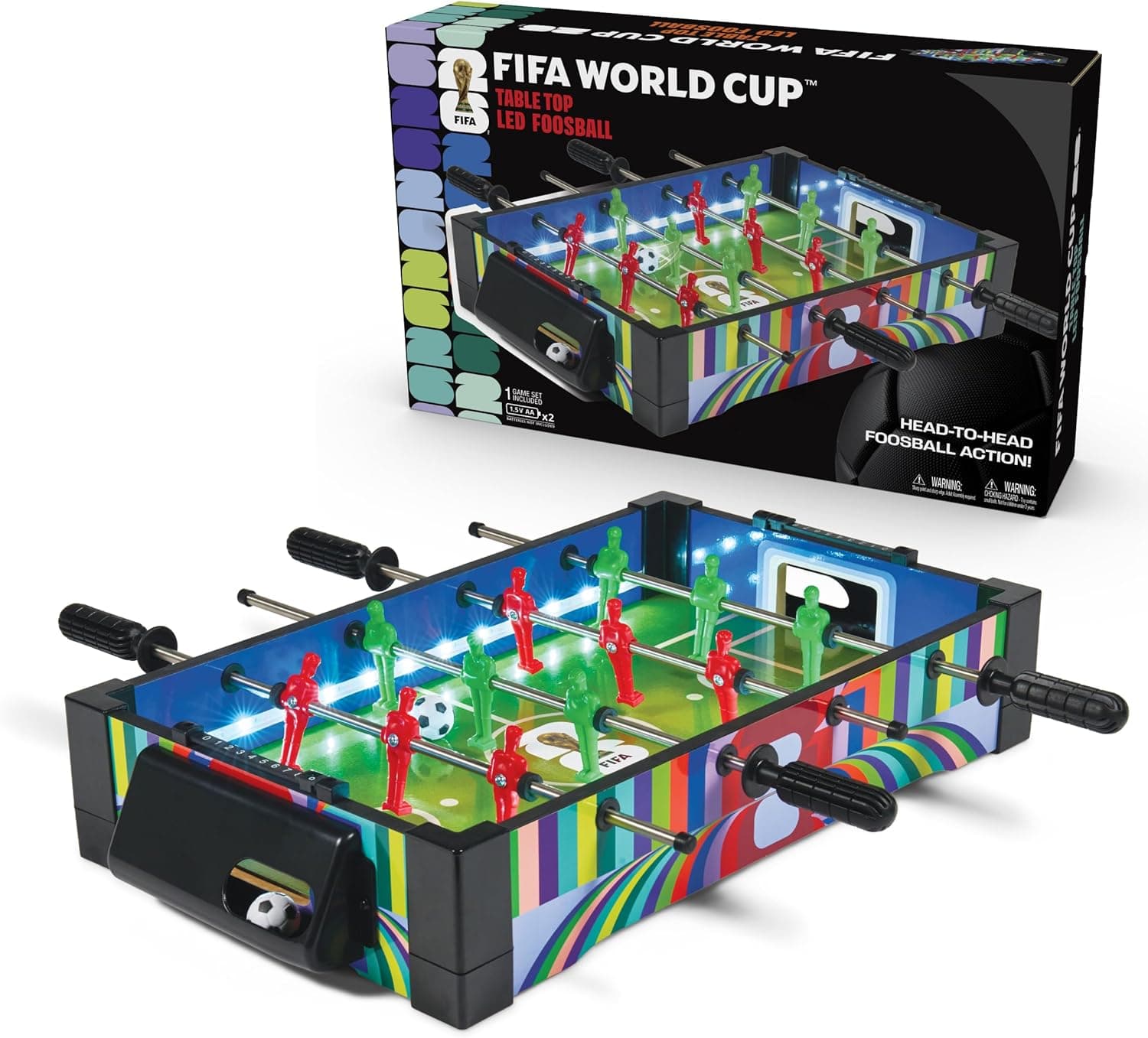 FIFA Tabletop LED Light Up Foosball Game