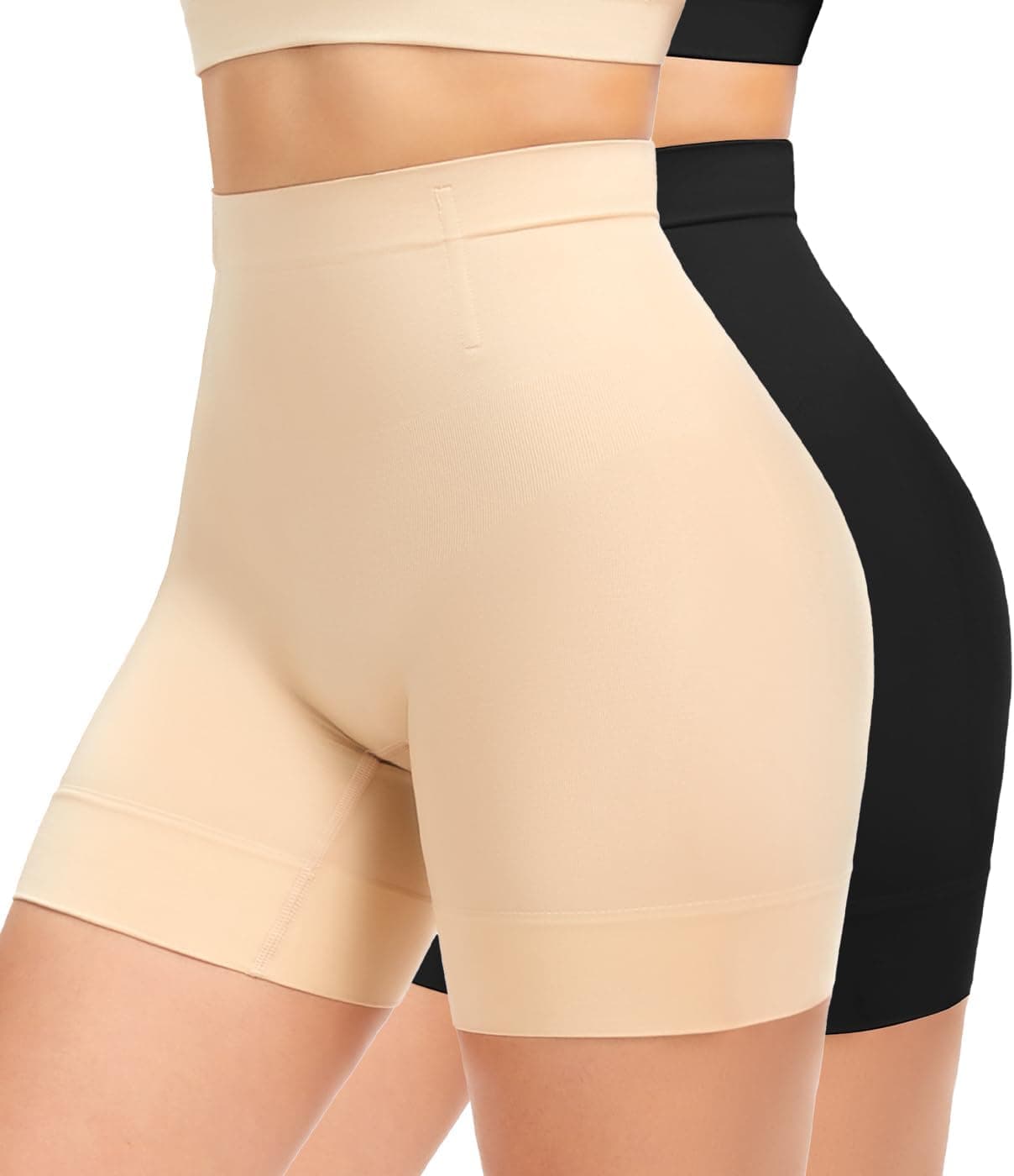 YADIFEN Shapewear for Women Tummy Control, Mid Waist Body Shaper Shorts Butt Lifting Seamless Shapewear Under Dresses