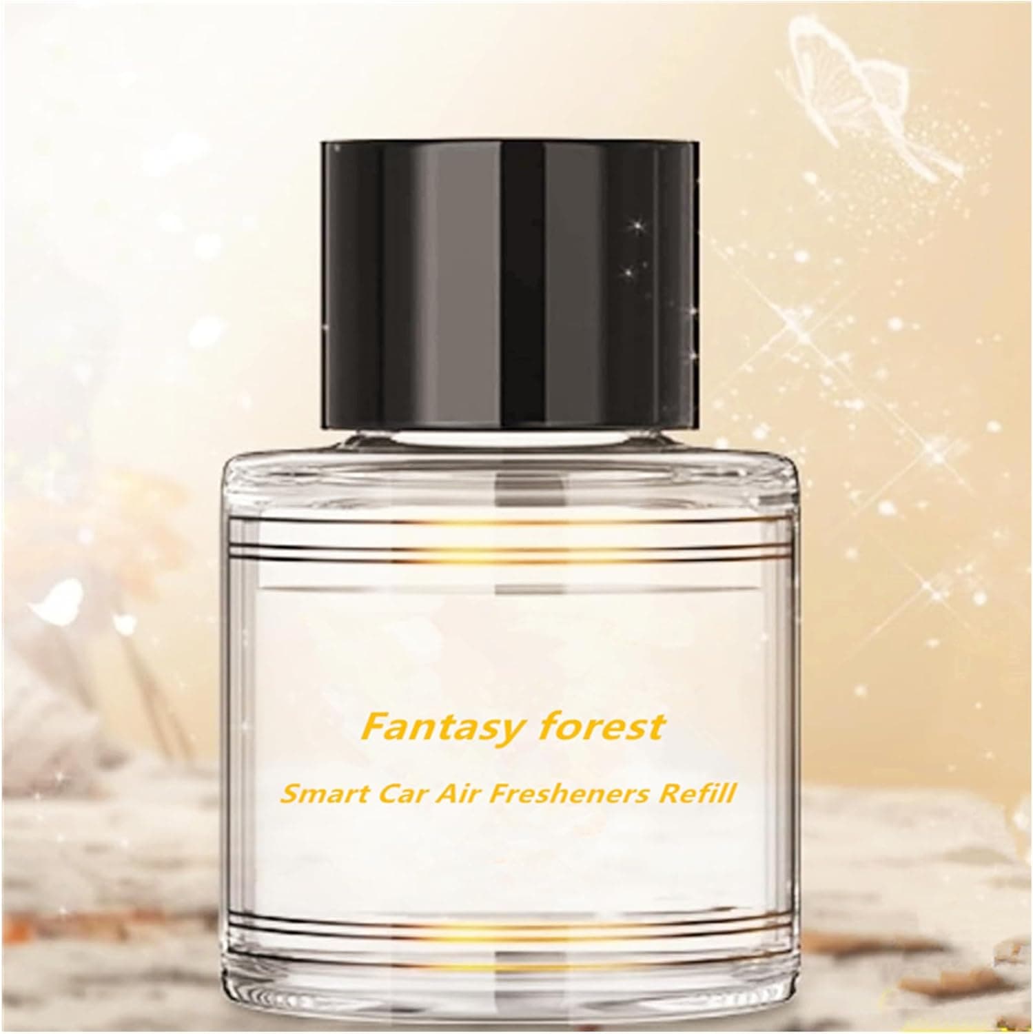 50ML Smart Car Air Fresheners Refill Compatible with Various Car Diffuser Refill Universal Natural Plant Extracts Perfume Available for 3-5Months(Fantasy forest)