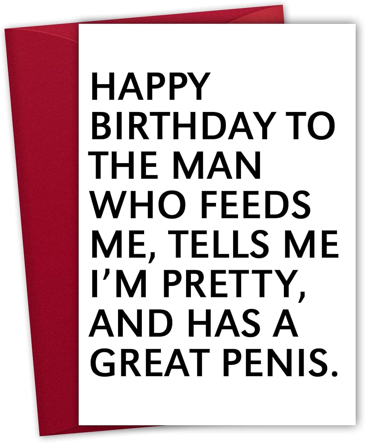 Happy Birthday Cards for Men Husband Boyfriend, Funny Boyfriend Birthday Gifts for Men Him, Naughty Greeting Cards Unique Couples Gifts for Husband Who Have Everything, Mens Gift Ideas