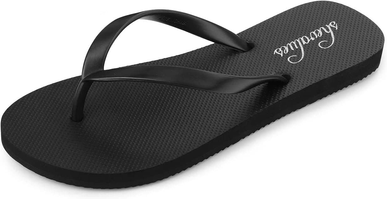 shevalues Slim Flip Flops for Women | Waterproof Thong Sandals