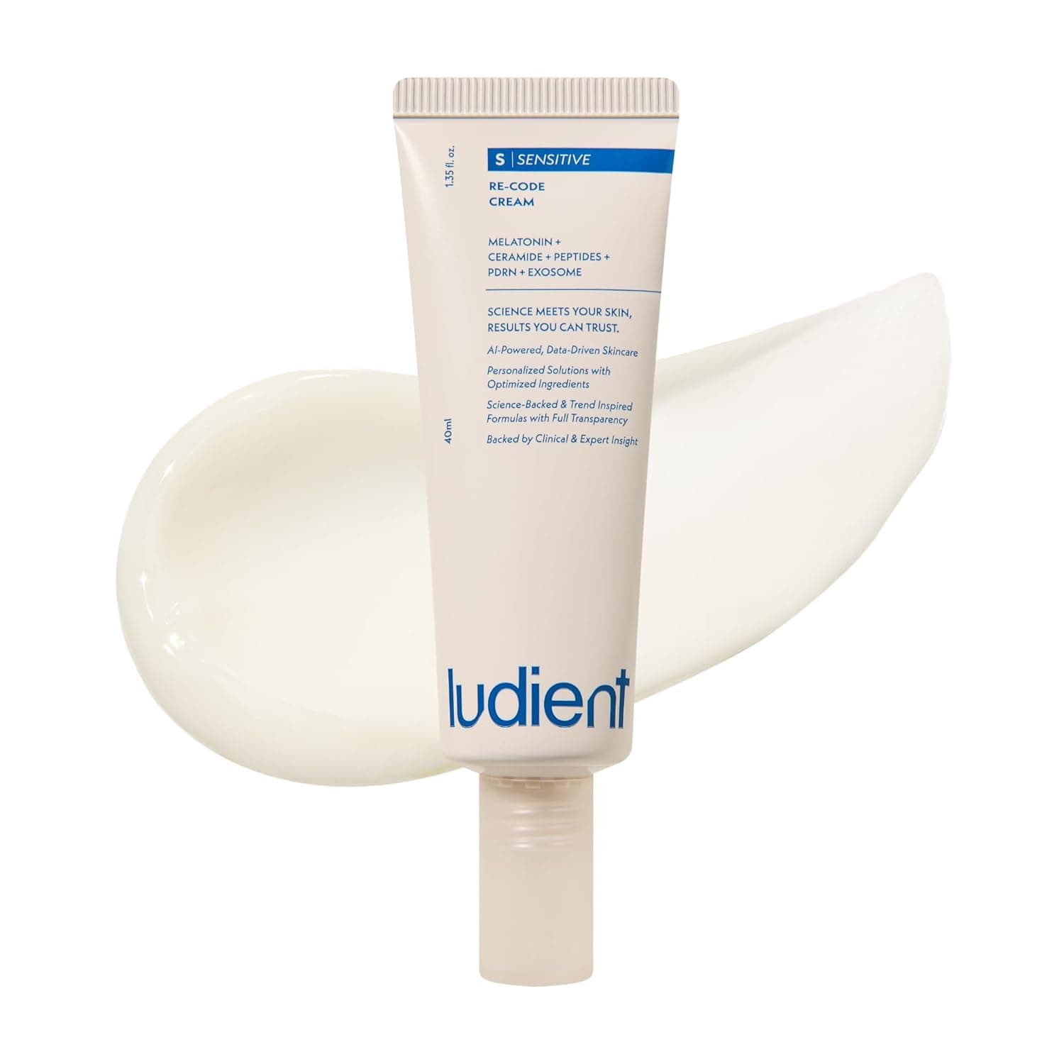 Re-Code Cream - Anti Aging Face Moisturizer for Sensitive Skin with Salmon PDRN, Exosome & Melatonin Cream Korean, 12-Peptide Complex Korean Skin Care Moisturizer for Women (1.35 fl oz)