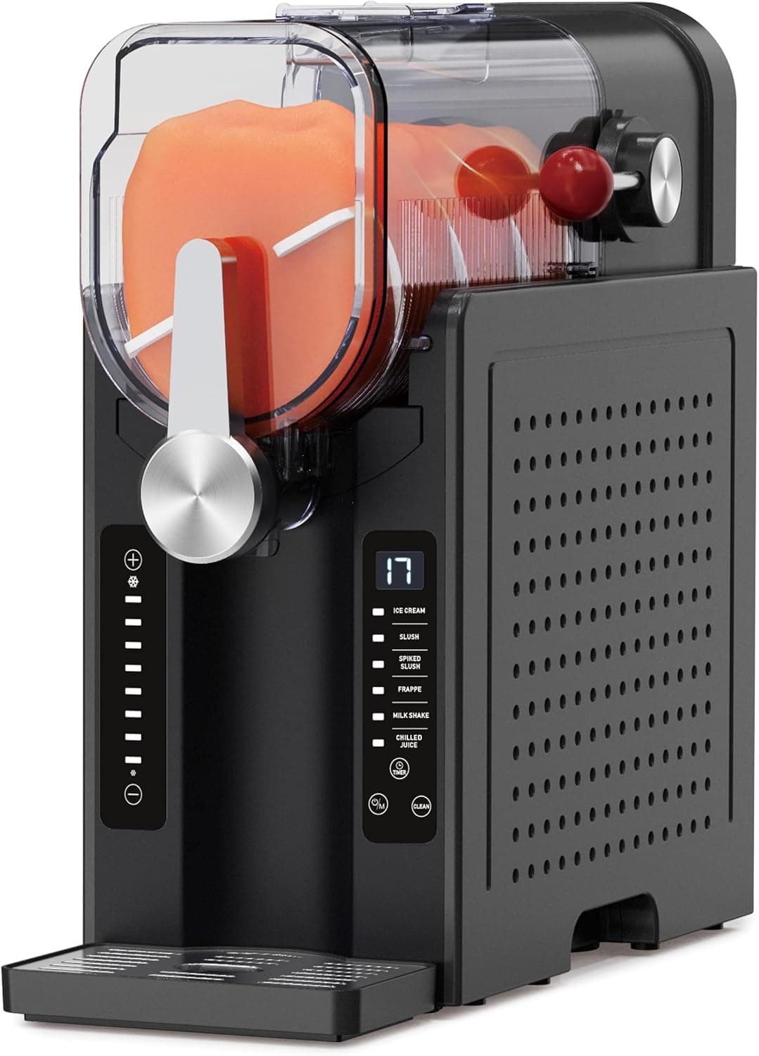 Slushie Machine: No Ice Needed Slushy Machine for Home, 6 Preset, Real-Time Temp Display, Auto-Clean | Frozen Margaritas, Cocktails, Frappés, Ice Cream, Smoothies, Milkshakes,Summer Parties