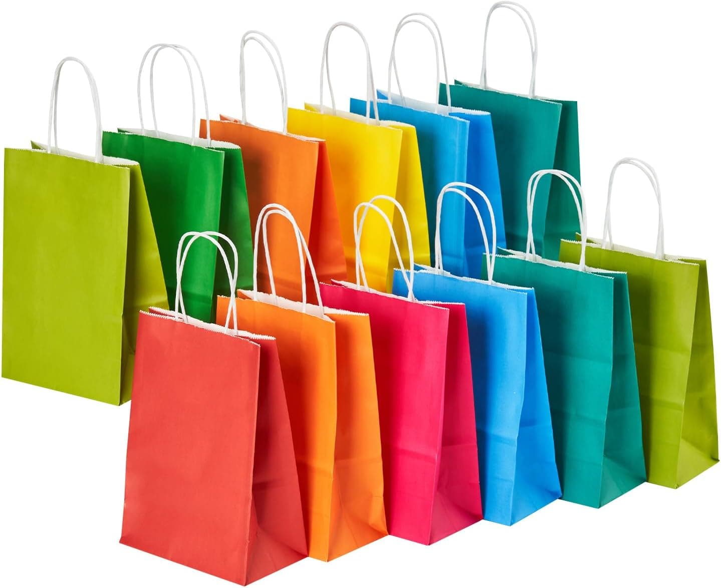RACETOP Small Gift Bags with Handles (32 Pack) - Perfect for Parties, Favors & Retail
